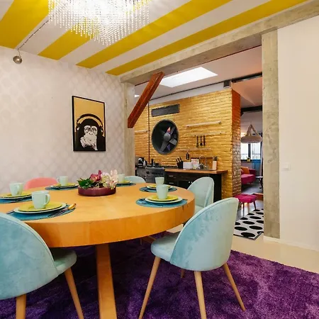 Eclectic Queen Loft Lejlighed *